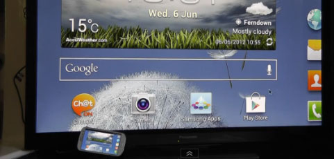 Großes Kino über TV-Out: Samsung Galaxy S3 an Fernseher anschließen