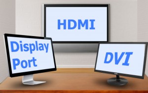 HDMI, DVI, Displayport verbinden