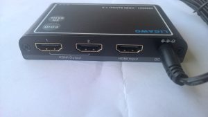 Ligawo 3080001 HDMI 2.0 Splitter Rückseite